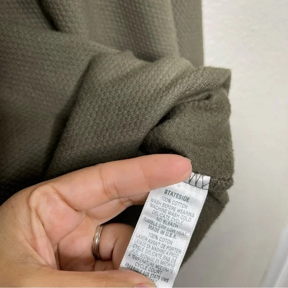 Anthropologie Stateside Bente Cowl Neck 3/4 Sleeve Pullover Sweater Size Large - Picture 9 of 12